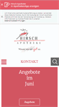 Mobile Screenshot of hirsch-apotheke-frechen.de